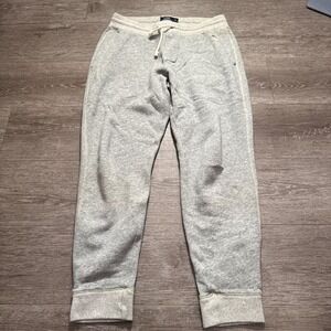 Abercrombie & Fitch Pants Mens Medium Gray Fleece Lounge Sweatpants Drawstring